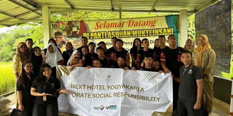 Kepedulian dan Empati, Donasi ke Panti Asuhan Disabilitas oleh Next Hotel Yogya dan MNC Peduli