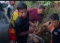 Pria di Pacitan Bacok 7 Tetangga, Pelaku Babak Belur Dihajar Warga