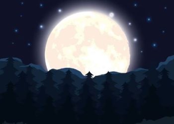 Doa Melihat Bulan Purnama Sesuai Sunnah Malam Ini saat Bulan Strawberry