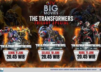 Robot Blokbuster Siap Guncang TV Kamu Lewat Parade Film Transformers di GTV Big Movies