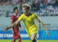 Striker Malaysia Fergus Tierney yang Harus Diwaspadai Timnas Indonesia U-23