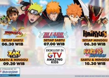 Anime Seru Setiap Sabtu dan Minggu di GTV