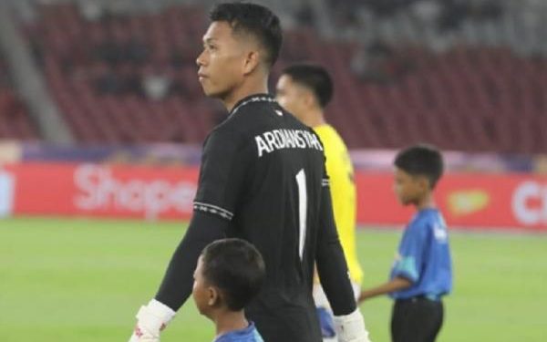Muhammad Ardiansyah Pemain Terbaik Kiper Garuda Muda Bikin Thailand Frustrasi
