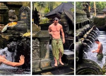 Zlatan Ibrahimovic Melukat di Bali, Warganet Langsung Heboh