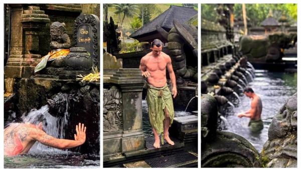 Zlatan Ibrahimovic Melukat di Bali, Warganet Langsung Heboh
