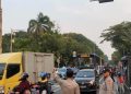 Zikir Nasional Mengakibatkan Kepadatan Lalu Lintas di Kawasan Masjid Istiqlal