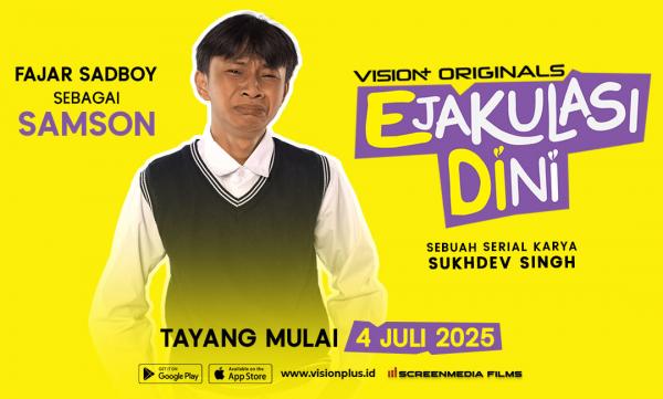 Peran Lucu Fajar Sadboy di Series EDI Ejakulasi Dini Streaming Sekarang di VISIONPeran Lucu Fajar Sadboy di Series EDI Ejakulasi Dini Streaming Sekarang di VISION