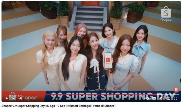 Iklan 9.9 Super Shopping Day Makin Seru Bersama Hearts2Hearts