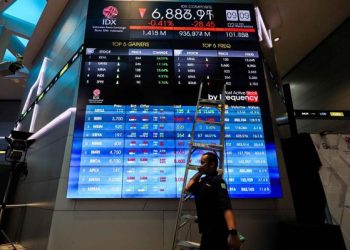 IHSG Hari Ini Ditutup Melemah ke 7464, AMMN Pimpin Daftar Penurunan Terbesar