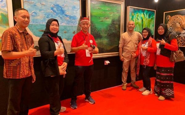 80 Pelukis Rayakan HUT ke-80 RI dengan Karya yang Mengobarkan Semangat
