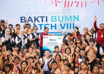 Kolaborasi Pegadaian dan Relawan Bakti BUMN Batch VIII untuk Desa Aan yang Mandiri