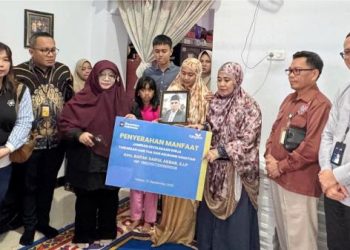 Santunan JKK untuk Keluarga Korban Unjuk Rasa di Makassar