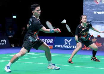 Amri dan Nita Tumbang Setelah Duel Ketat Tiga Gim Melawan Goh dan Lai