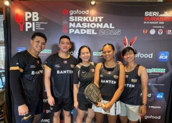 Banten Jadi Pusat Padel Indonesia, Enam Atlet Perkuat Timnas FIP Asia Padel Cup 2025
