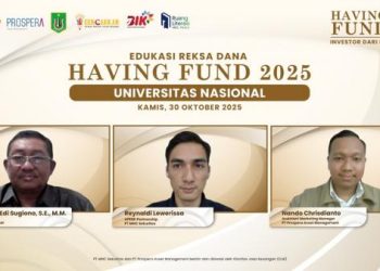 Edukasi Having Fund oleh MNC Sekuritas dan Prospera di Universitas Nasional