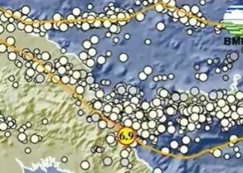 Gempa Terkini 2 Menit Lalu Guncang Merauke dengan Magnitudo 6,9