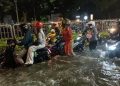 Jalan Kemang Raya Ditutup Akibat Banjir, Macet Parah Tendean Hingga Rasuna Said