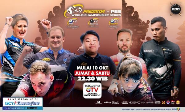 Turnamen Biliar Dunia Terbesar di Bali Saksikan PBS World Championship Series di GTV