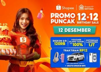 10 Tahun Meriah Seharian dengan Penawaran Spesial Puncak 12.12 Birthday Sale