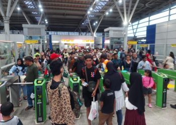 Libur Nataru Stasiun Cikarang Penuhi Penumpang Terbanyak