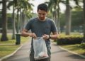 Warga Malaysia Buat Kebiasaan Baru Bawa Kantong Sampah Sendiri atau Buang di Saku