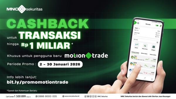 Cashback Transaksi Saham hingga Rp1 Miliar di Aplikasi, Jangan Lewatkan Kesempatan Ini!