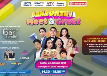 Pemain Sinetron Mencintai Ipar Sendiri Hadir di Meet and Greet Jatinegara