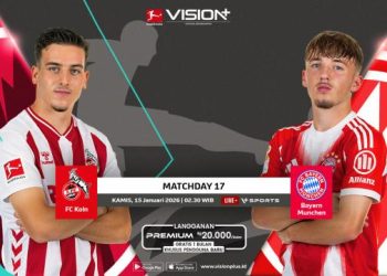 Jadwal dan Link Live Streaming FC Koln vs Bayern Munchen Saksikan di Platform Streaming