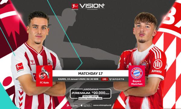 Jadwal dan Link Live Streaming FC Koln vs Bayern Munchen Saksikan di Platform Streaming