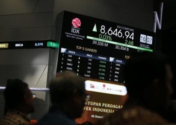IHSG Ditutup Melonjak ke 8.859, Mencetak Rekor Baru Hari Ini
