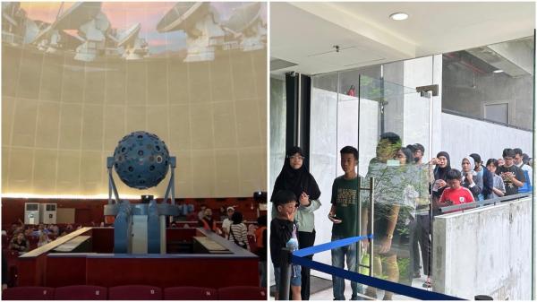 Pengunjung Membludak di Planetarium Jakarta Saat Liburan Tahun Baru 2026